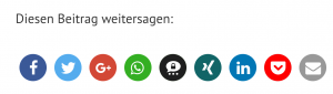 Mobile Sharebuttons von annetteschwindt.de