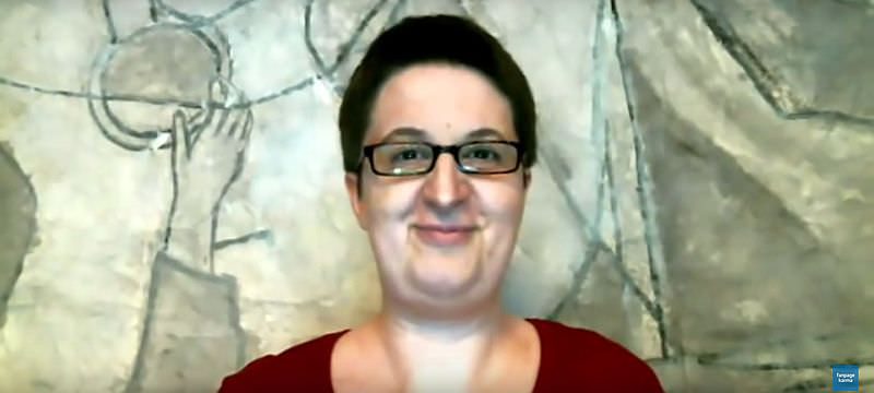 Annette Schwindt im Interviewvideo