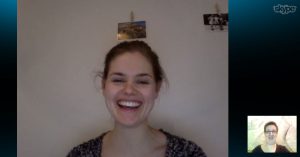 Skype mit Anette Askvik