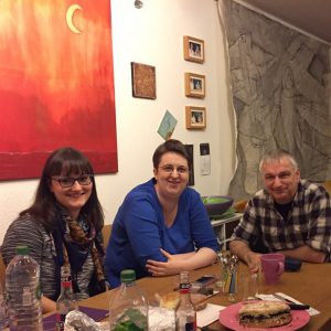 Rebecca Ohm, Annette Schwindt und Peter Müller