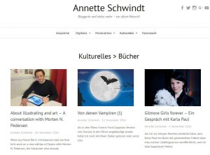 Screenshot neue Kategorieseite Kulturelles > Bücher