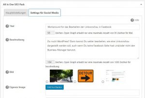 Screenshot Social Meta Box