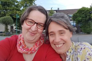Annette Schwindt und Sabria David