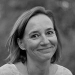 Daniela in Schwarzweiß