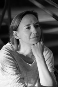 Daniela in Schwarzweiß
