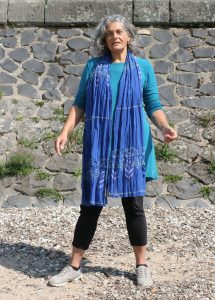Christine mit Schal