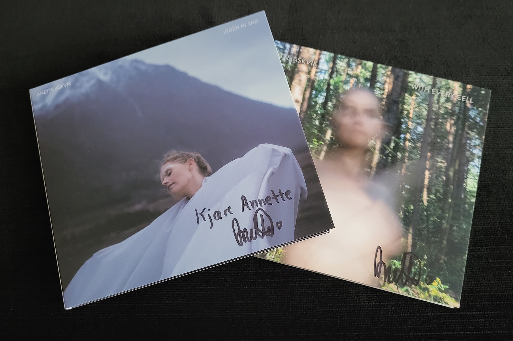 Zwei signier CDs von Anette Askvik