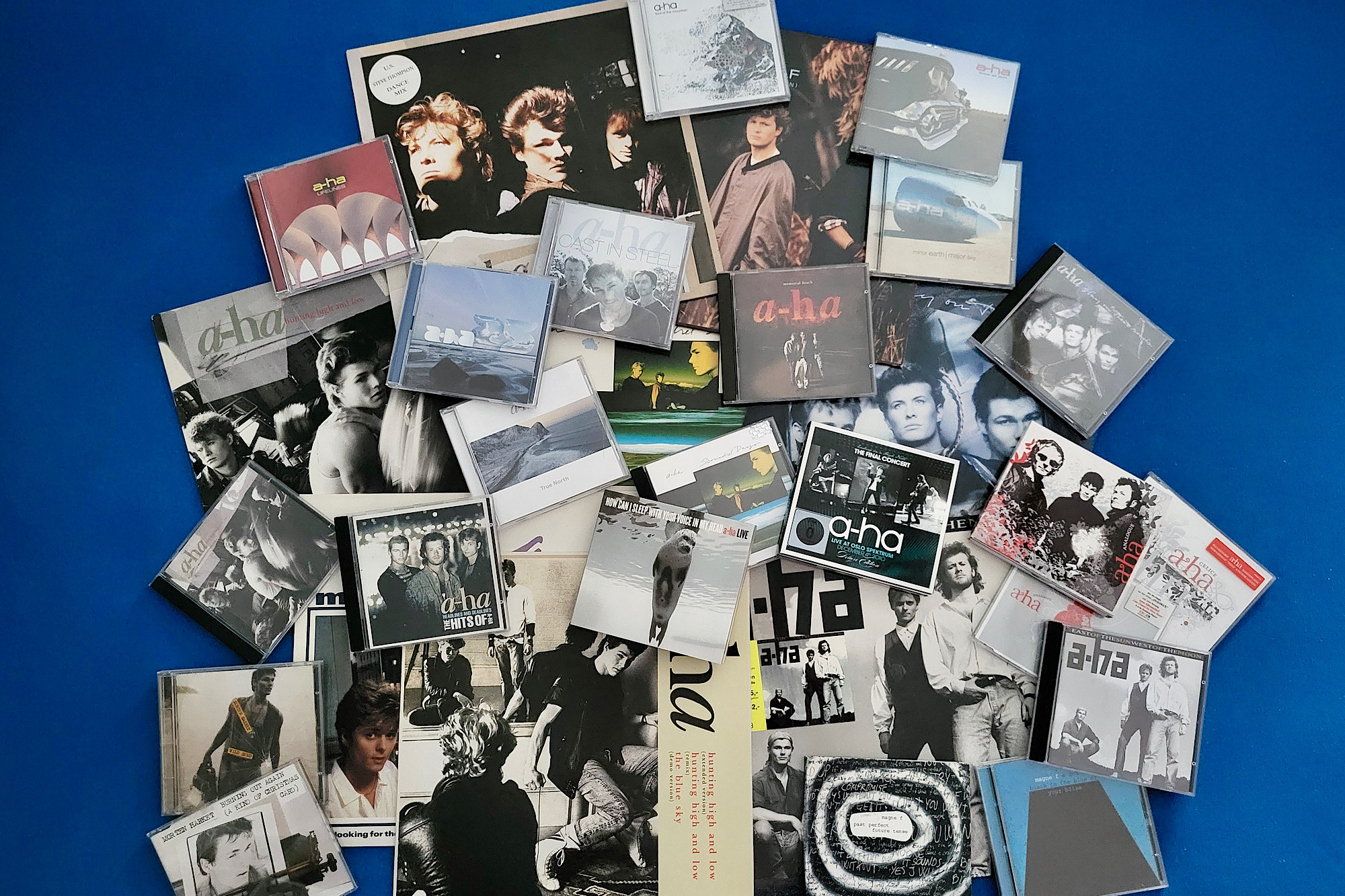 Viele verschiedene LPs und CDs von a-ha, Magne und Morten