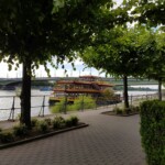 Chinesisches Restaurantschiff am Beueler Ufer